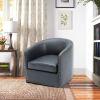 Trenton Swivel Arm Chair - Midnight Blue