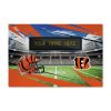[Personalization Only] Official NFL Bengals - 20" x 32" Personalized Washable Rug